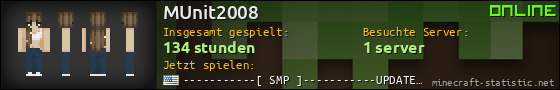Benutzerleisten 560x90 für MUnit2008