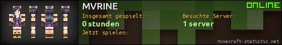 Benutzerleisten 560x90 für MVRINE
