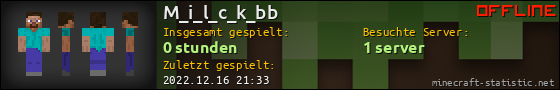 Benutzerleisten 560x90 für M_i_l_c_k_bb