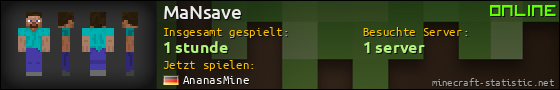 Benutzerleisten 560x90 für MaNsave