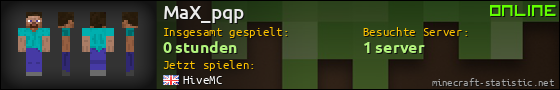Benutzerleisten 560x90 für MaX_pqp