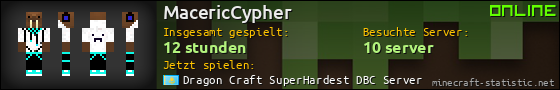 Benutzerleisten 560x90 für MacericCypher