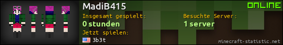 Benutzerleisten 560x90 für MadiB415