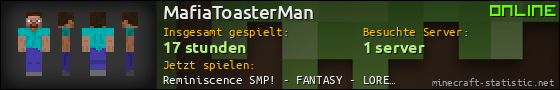 Benutzerleisten 560x90 für MafiaToasterMan