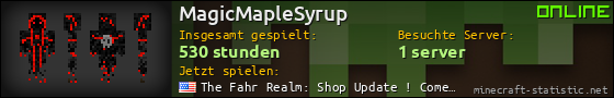 Benutzerleisten 560x90 für MagicMapleSyrup