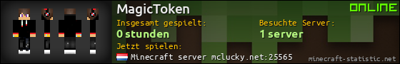 Benutzerleisten 560x90 für MagicToken
