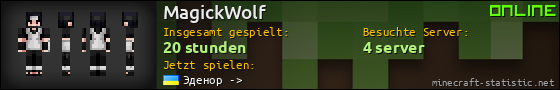 Benutzerleisten 560x90 für MagickWolf