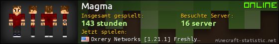 Benutzerleisten 560x90 für Magma