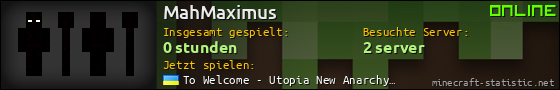 Benutzerleisten 560x90 für MahMaximus