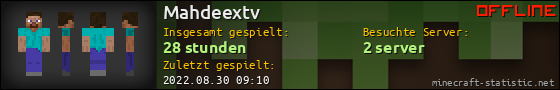 Benutzerleisten 560x90 für Mahdeextv