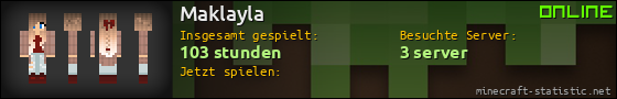 Benutzerleisten 560x90 für Maklayla
