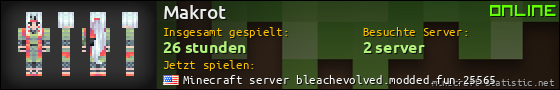 Benutzerleisten 560x90 für Makrot
