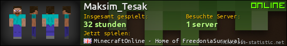 Benutzerleisten 560x90 für Maksim_Tesak