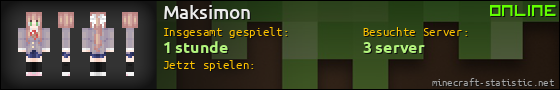 Benutzerleisten 560x90 für Maksimon