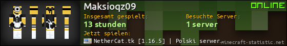 Benutzerleisten 560x90 für Maksioqz09