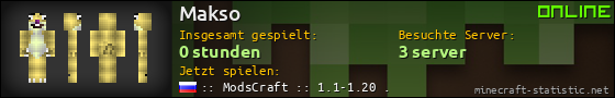Benutzerleisten 560x90 für Makso