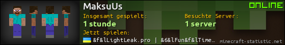 Benutzerleisten 560x90 für MaksuUs
