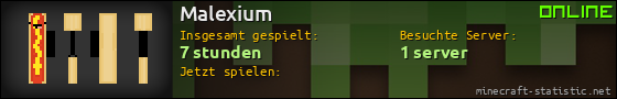 Benutzerleisten 560x90 für Malexium