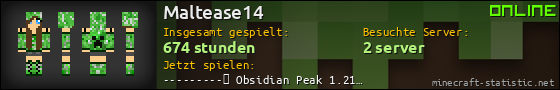 Benutzerleisten 560x90 für Maltease14