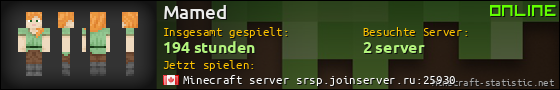 Benutzerleisten 560x90 für Mamed