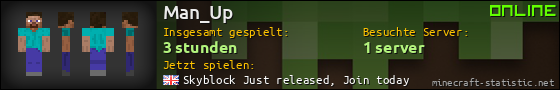 Benutzerleisten 560x90 für Man_Up
