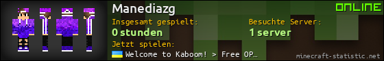 Benutzerleisten 560x90 für Manediazg