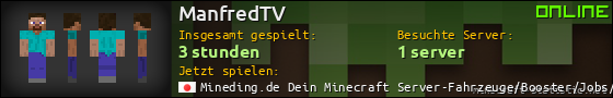 Benutzerleisten 560x90 für ManfredTV