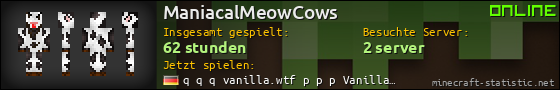 Benutzerleisten 560x90 für ManiacalMeowCows