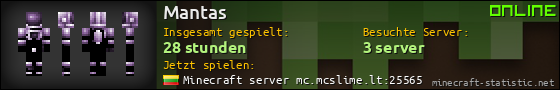 Benutzerleisten 560x90 für Mantas