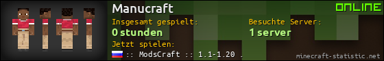 Benutzerleisten 560x90 für Manucraft