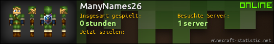 Benutzerleisten 560x90 für ManyNames26