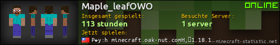 Benutzerleisten 560x90 für Maple_leafOWO