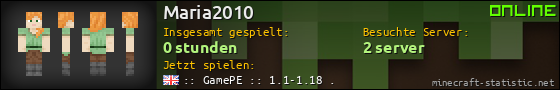 Benutzerleisten 560x90 für Maria2010