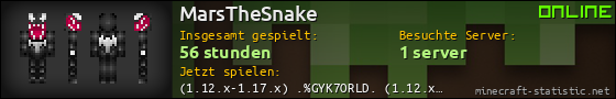 Benutzerleisten 560x90 für MarsTheSnake