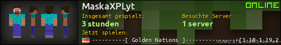 Benutzerleisten 560x90 für MaskaXPLyt