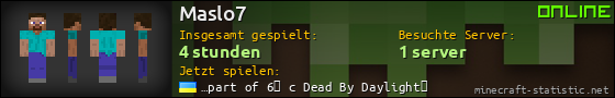 Benutzerleisten 560x90 für Maslo7