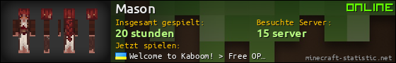 Benutzerleisten 560x90 für Mason