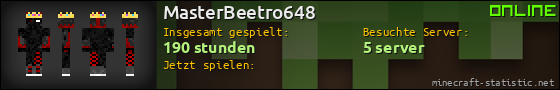 Benutzerleisten 560x90 für MasterBeetro648