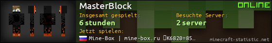 Benutzerleisten 560x90 für MasterBlock