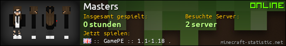 Benutzerleisten 560x90 für Masters