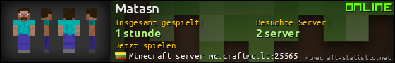 Benutzerleisten 560x90 für Matasn