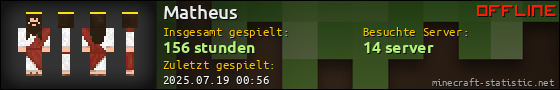 Benutzerleisten 560x90 für Matheus