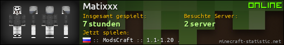 Benutzerleisten 560x90 für Matixxx