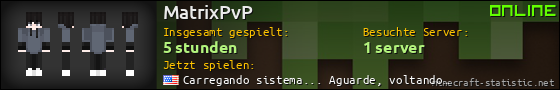 Benutzerleisten 560x90 für MatrixPvP