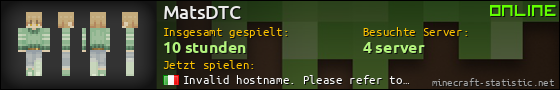 Benutzerleisten 560x90 für MatsDTC