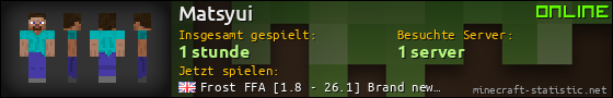 Benutzerleisten 560x90 für Matsyui