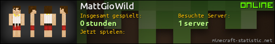 Benutzerleisten 560x90 für MattGioWild