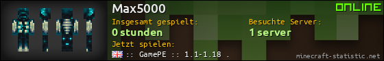 Benutzerleisten 560x90 für Max5000