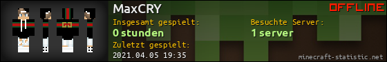 Benutzerleisten 560x90 für MaxCRY