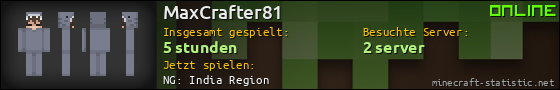 Benutzerleisten 560x90 für MaxCrafter81